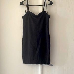 Black cocktail dress